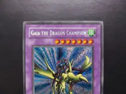 Yugioh - Gaia the Dragon Champion LOB-125 Secret Rare - Image 2