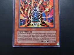 Yugioh - Lava Golem PGD-107 Secret Rare Reverse Foil Bleed - Image 3