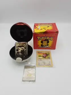 23K Gold Plated - Pokemon PIKACHU Trading Card Ball w/ Damaged Box - Image 2