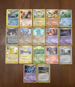 DAMAGED - HP Pokemon Card Collection Lot - Image 1