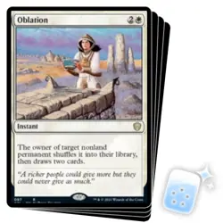 OBLATION X4 Commander 2021 Magic MTG MINT CARD - Image 1