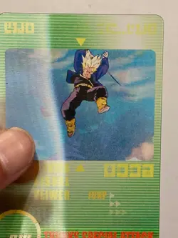 Trunks Special Attack - 014 - Dragon Ball Morinaga 3D Card Japanese - Image 2