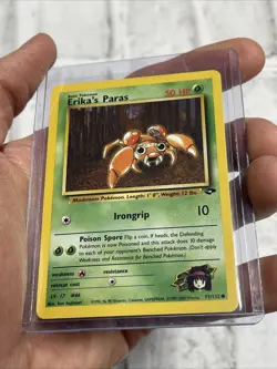 Erika's Paras 71/132 Gym Challenge Common Vintage Pokemon Card WOTC English NM - Image 2