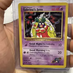 Pokemon Gym Heroes 59/132 Card - Sabrina's Jynx Vintage LP Uncommon Nintendo - Image 1