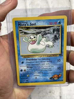 Pokemon TCG Gym Challenge #91/132 Misty's Seel NM Vintage Vtg Nintendo Card WOTC - Image 1
