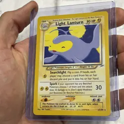 Pokemon TCG - Light Lanturn Neo Destiny 23/105 Rare Card Vintage NM Nintendo - Image 2