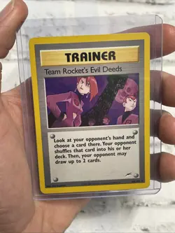 Pokemon Team Rocket's Evil Deeds 103/105 Neo Destiny Regular Pokemon Card LP TCG - Image 1