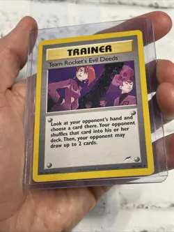 Pokemon Team Rocket's Evil Deeds 103/105 Neo Destiny Regular Pokemon Card LP TCG - Image 2