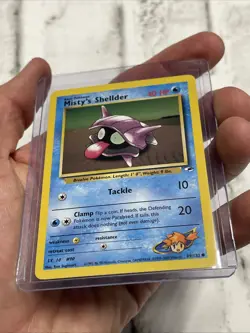 Misty's Shellder 89/132 Common Gym Heroes Pokemon Card NM/MT Vintage Card WOTC - Image 2