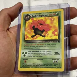 Pokemon TCG - Team Rocket! Dark Vileplume Regular Rare Non Holo 30/82 NM Card - Image 2