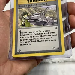 Pokemon Card - Gym Heroes 106/132 - BROCK'S TRAINING METHOD (uncommon) - NM WOTC - Image 2