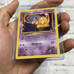 Sabrina's Drowzee 92/132 Common Gym Heroes Pokemon Card Vintage Nintendo NM WOTC - Image 2