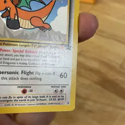 Pokemon Card - 1999 Dragonite The First Movie Promo - Image 3