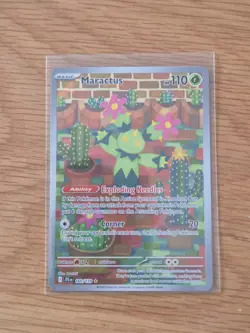 Pokemon Card TCG Maractus 160/159 Journey Together Holo English Near Mint NM - Image 1