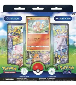 Pokemon TCG Go Pin Collection Box 2022 Charmander FACTORY SEALED - Image 1