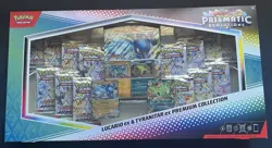 Pokemon Prismatic Evolutions Lucario Ex & Tyranitar Ex Premium. IN HAND - Image 1
