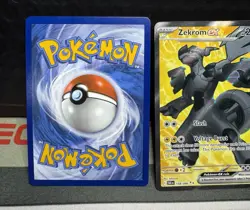 2025 Pokemon White Flare Black Bolt Zekrom & Reshiram EX Ultra Rare - Image 2