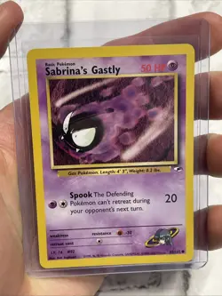 Pokemon Sabrina's Gastly Gym Heroes Set Unlimited 93/132 WOTC NM/MT Vintage TCG - Image 1