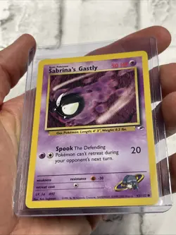 Pokemon Sabrina's Gastly Gym Heroes Set Unlimited 93/132 WOTC NM/MT Vintage TCG - Image 2