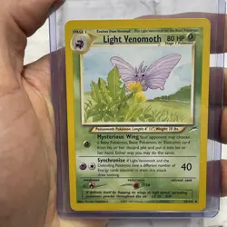 Light Venomoth 53/105 Vintage Pokemon Neo Destiny Set 2002 LP Lightly Played TCG - Image 1