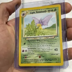 Light Venomoth 53/105 Vintage Pokemon Neo Destiny Set 2002 LP Lightly Played TCG - Image 2