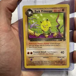 Pokemon TCG - Dark Primeape 43/82 Team Rocket Regular Unlimited NM Uncommon WOTC - Image 1