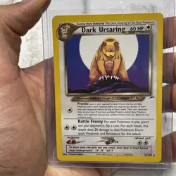 Pokemon Dark Ursaring 21/105 Pokemon Neo Destiny Rare LP Lightly Played Vintage - Image 1