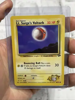 Pokemon TCG - Lt. Surge's Voltorb 86/132 Gym Challenge Regular Unlimited NM WOTC - Image 1
