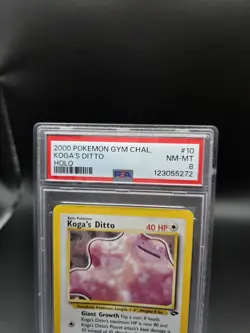 2000 POKEMON GYM CHALLENGE HOLO #10 KOGA'S DITTO PSA 8 - Image 2