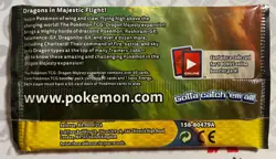 Pokemon 2018 DRAGON MAJESTY BOOSTER PACK 1 Sealed Random Art Sun & Moon TCG - Image 3