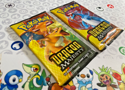 Pokemon 2018 DRAGON MAJESTY BOOSTER PACK 1 Sealed Random Art Sun & Moon TCG - Image 4