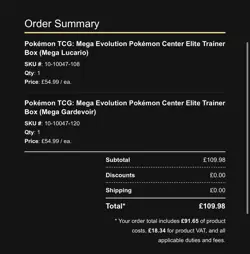 Pokemon Center Elite Trainer Box Mega Evolution Lucario & Gardevoir BRAND NEW - Image 3