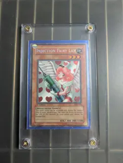 Yu-Gi-Oh! Injection Fairy Lily 1st Edition Secret Rare LOD-100 NM - Image 1
