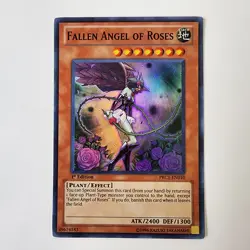 Fallen Angel of Roses - PRC1-EN010 - Super Rare - 1st ed - VLP - Yugioh - Image 1