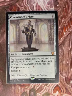 Commander's Plate x 1 Near Mint Magic the Gathering MTG Card CMR - Image 1