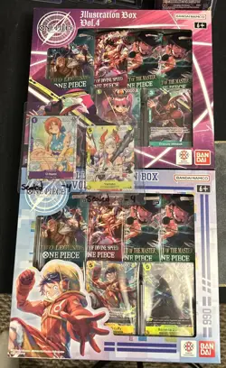 One Piece Card Game Illustration Box Vol 3/4 With Promos! - Image 1