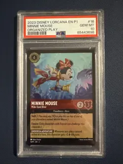 Minnie Mouse - Wide-Eyed Diver 16 Disney Lorcana Promo Cards Cold Foil - Image 1