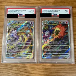 PSA9 PCharizard 212/172 PSA10 Mewtwo 221/172 SAR VSTAR Universe Pokemon Card - Image 1