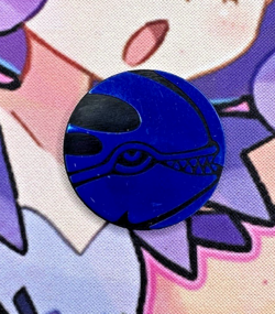 Blue Kyogre ✨1c Start✨ Holo Pokemon Trading Card Game Coin x Token 💠 - Image 1