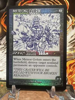 MTG | Meteor Golem (1660) ✨Rainbow FOIL✨- Secret Lair - Image 1
