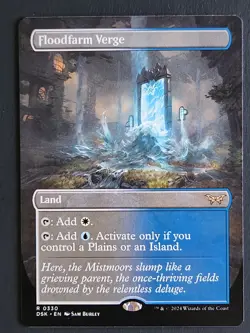 Floodfarm Verge (Borderless) Duskmourn: House of Horror Regular - Image 1