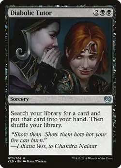 Diabolic Tutor 1x MtG Kaladesh SP/NM - Image 1