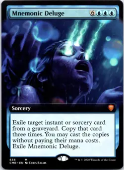 Mnemonic Deluge (Extended Art) - Commander Legends - 638 NM - Image 1