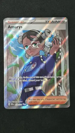 Amarys 132/131 - Ultra Rare - Prismatic Evolutions - Pokemon TCG - Mint - Image 1