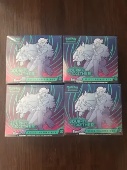 0 4x Pokemon TCG Journey Together Elite Trainer Box ETB New Sealed - Ships today - Image 1