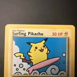2001 Promos - Wizards Black Star Surfing Pikachu Basic/Promo #28 Nm - Image 5