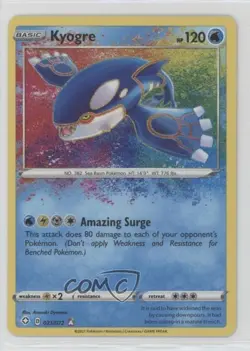 Amazing Rare - Kyogre Pokemon Sword & Shield Shining Fates #021 - Image 1