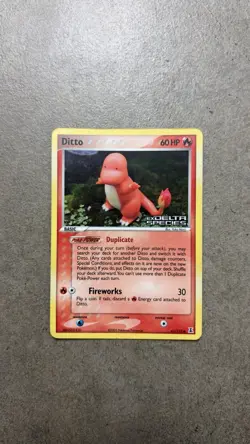 DITTO (CHARMANDER) 61/113 - POKEMON EX DELTA SPECIES ENG 2007 EX STAMPED HOLO - Image 1