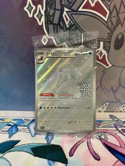 Pokemon TCG Crabominable 149/142 Snowflake Holo Stamped Holiday Calendar Sealed - Image 1