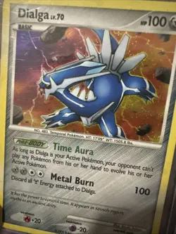 Dialga 6/127 Reverse Holo Rare Platinum Base Pokemon TCG LP/NM - Image 2